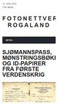 Mobile Screenshot of fotonettverk-rogaland.no